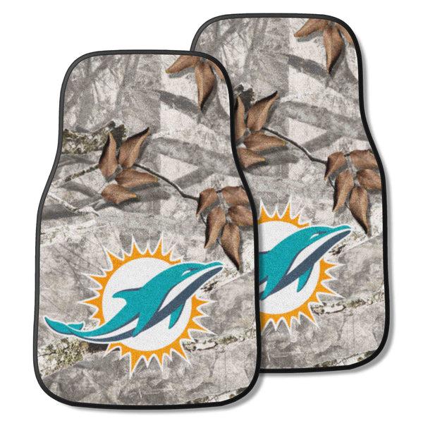 NFL - Miami Dolphins 2-pc Carpet Car Mat Set