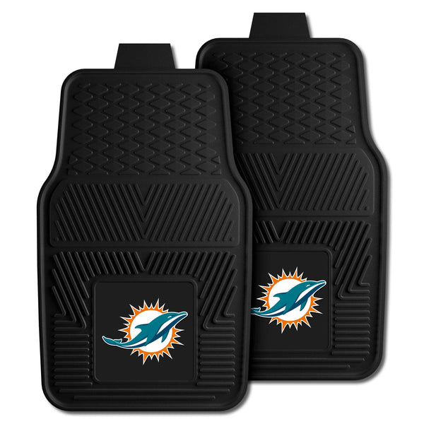 NFL - Miami Dolphins 2-pc Vinyl Car Mat Set