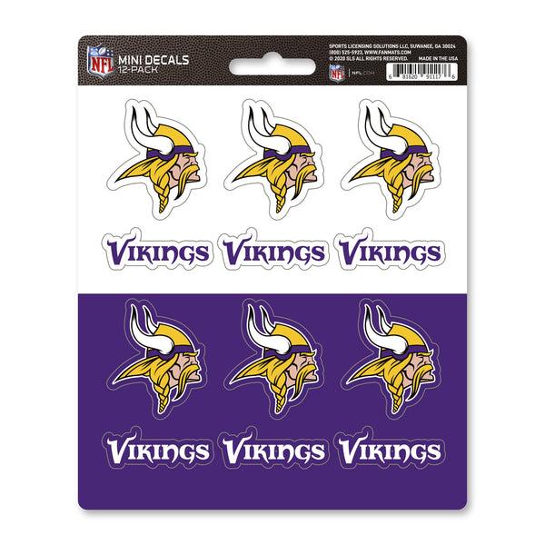 NFL - Minnesota Vikings Mini Decal 12-pk