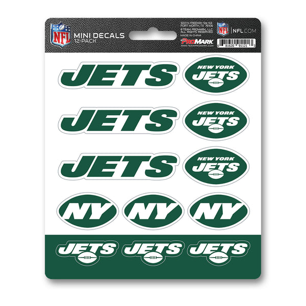 NFL - New York Jets Mini Decal 12-pk