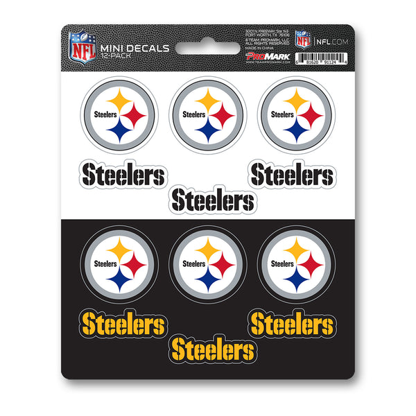 NFL - Pittsburgh Steelers Mini Decal 12-pk