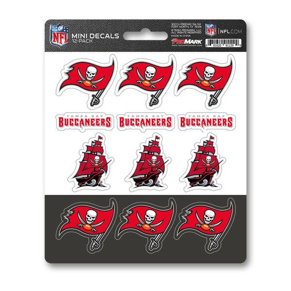 NFL - Tampa Bay Buccaneers Mini Decal 12-pk