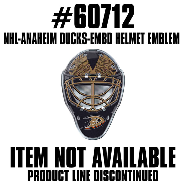 NHL - Anaheim Ducks Embossed Helmet Emblem