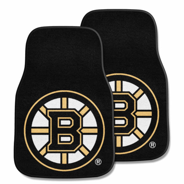 NHL - Boston Bruins 2-pc Carpet Car Mat Set