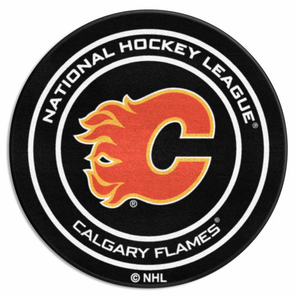 NHL - Calgary Flames Puck Mat