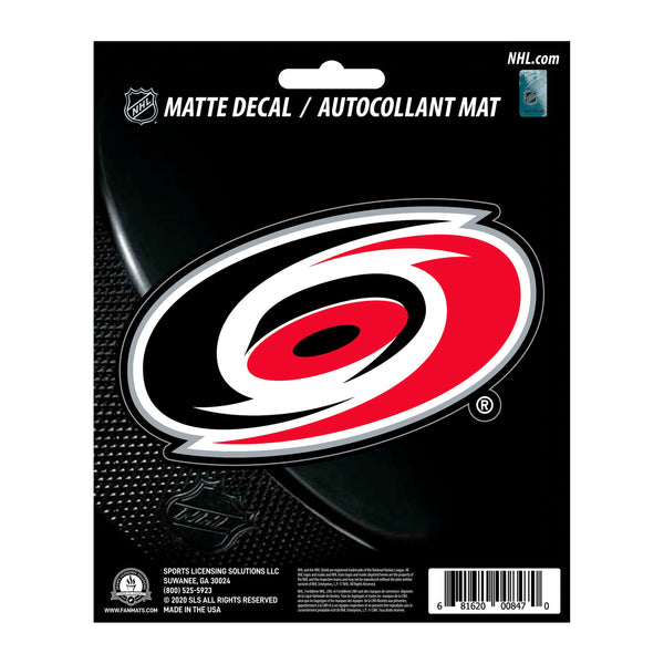 NHL - Carolina Hurricanes Matte Decal