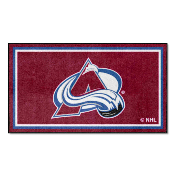 NHL - Colorado Avalanche 3X5AREARUG