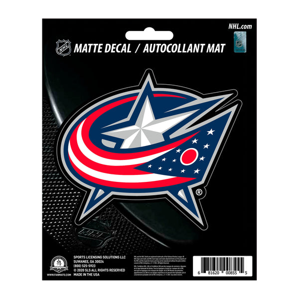NHL - Columbus Blue Jackets Matte Decal