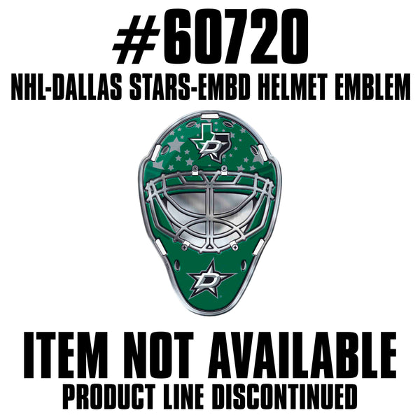 NHL - Dallas Stars Embossed Helmet Emblem