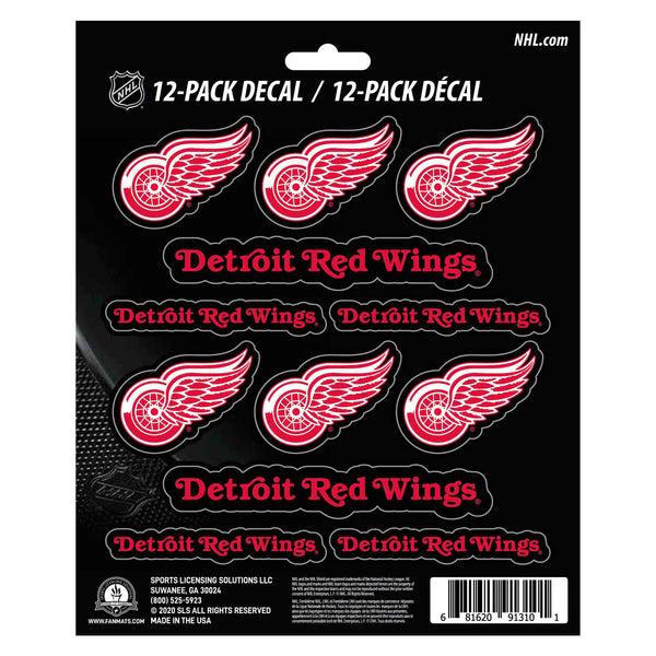 NHL - Detroit Red Wings Mini Decal 12-pk
