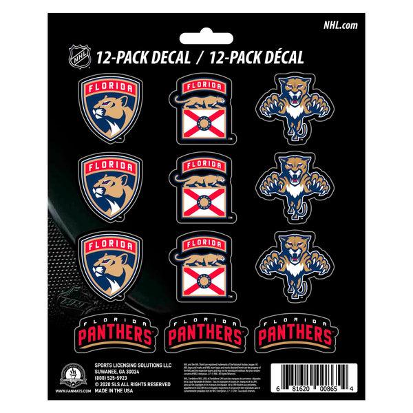 NHL - Florida Panthers Mini Decal 12-pk