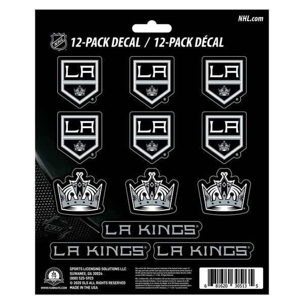 NHL - Los Angeles Kings Mini Decal 12-pk
