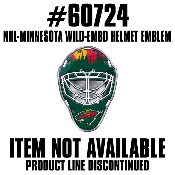 NHL - Minnesota Wild Embossed Helmet Emblem
