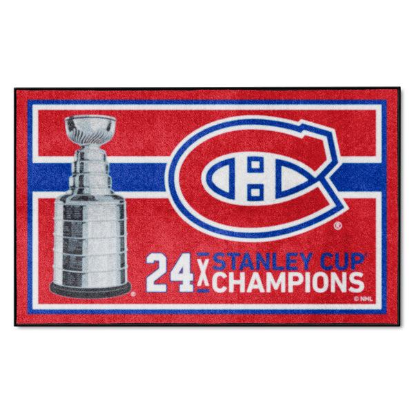 NHL - Montreal Canadiens 4x6 Rug