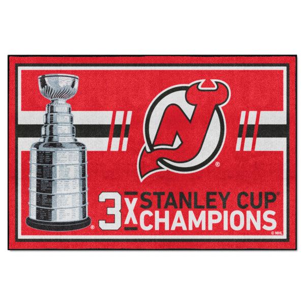 NHL - New Jersey Devils 5x8 Rug
