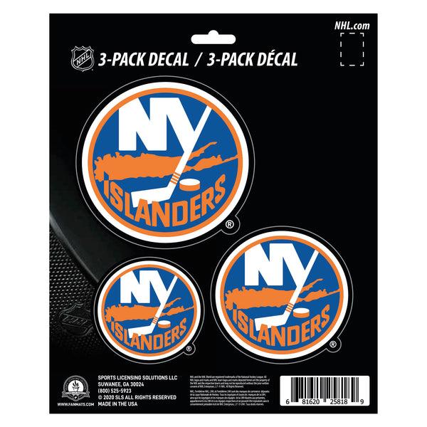 NHL - New York Islanders Decal 3-pk