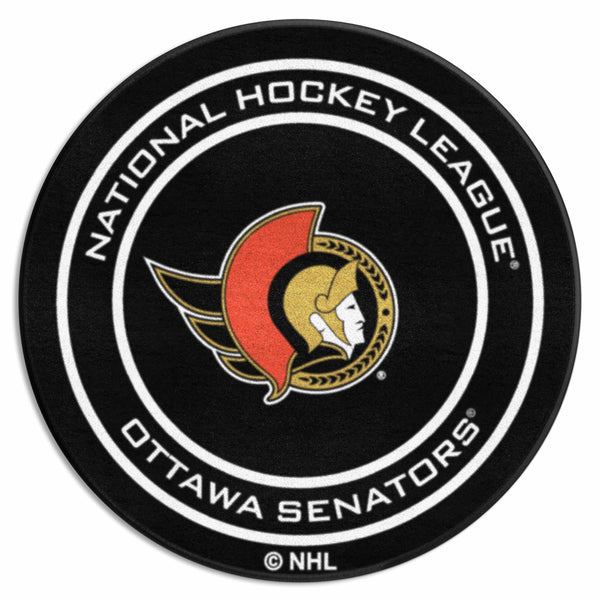NHL - Ottawa Senators Puck Mat
