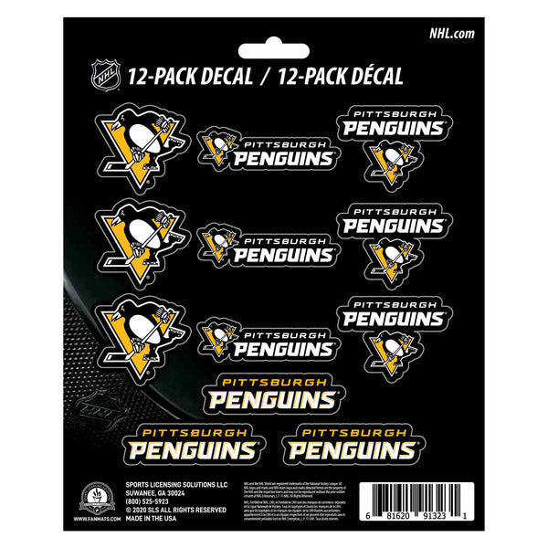 NHL - Pittsburgh Penguins Mini Decal 12-pk