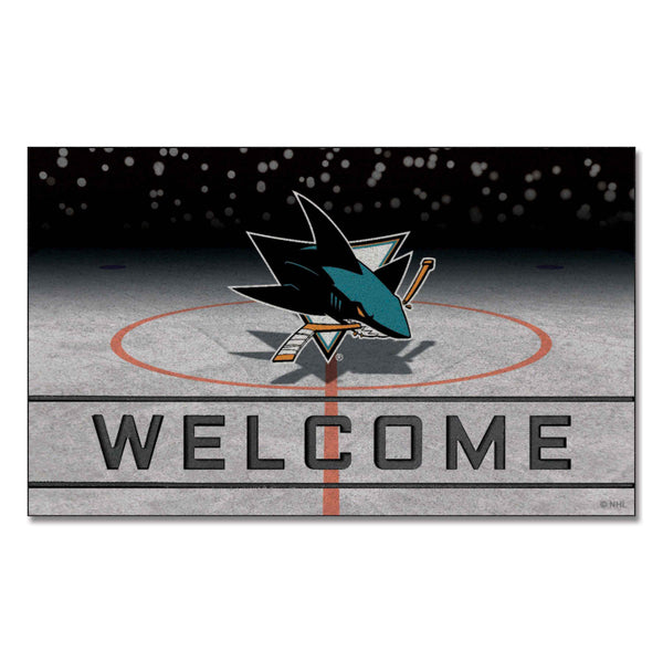 NHL - San Jose Sharks Crumb Rubber Door Mat