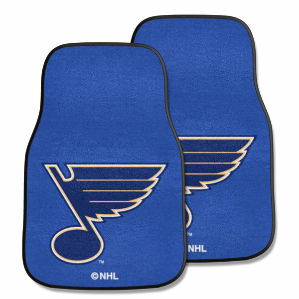 NHL - St. Louis Blues 2-pc Carpet Car Mat Set