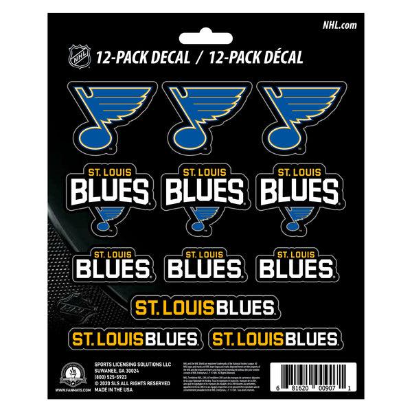 NHL - St. Louis Blues Mini Decal 12-pk