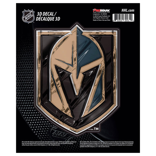 NHL - Vegas Golden Knights 3D Decal