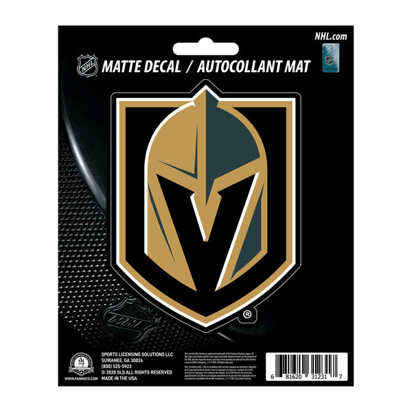 NHL - Vegas Golden Knights Matte Decal
