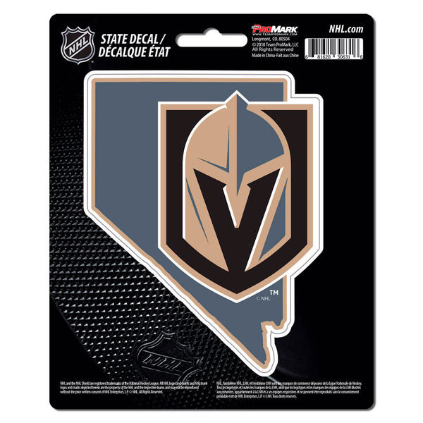NHL - Vegas Golden Knights State Shape Decal