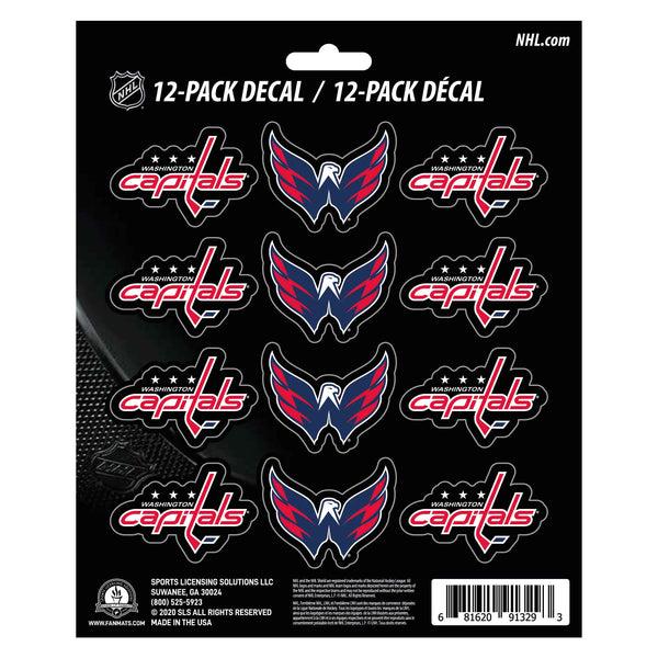 NHL - Washington Capitals Mini Decal 12-pk