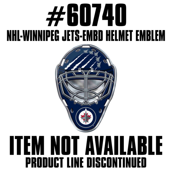 NHL - Winnipeg Jets Embossed Helmet Emblem
