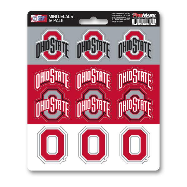 Ohio State University Mini Decal 12-pk