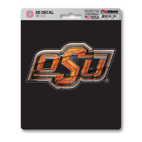 Oklahoma State University 3D Decal