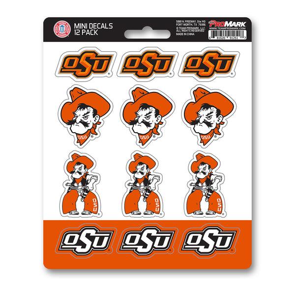 Oklahoma State University Mini Decal 12-pk
