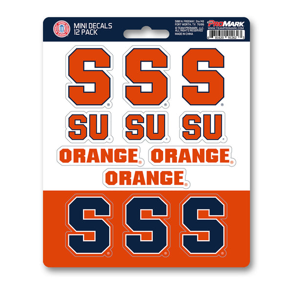 Syracuse University Mini Decal 12-pk