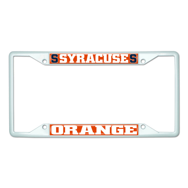 Syracuse University-White License Plate
