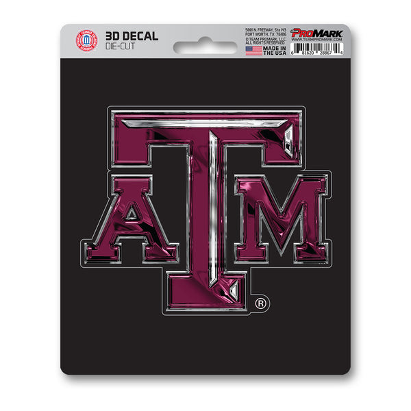 Texas A&M University 3D Decal