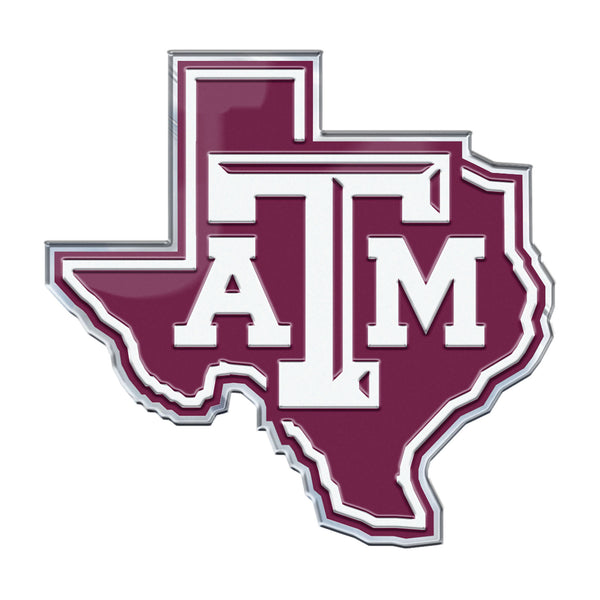 Texas A&M University Embossed State Emblem