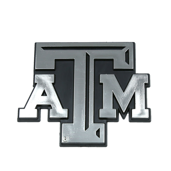 Texas A&M University Molded Chrome Emblem