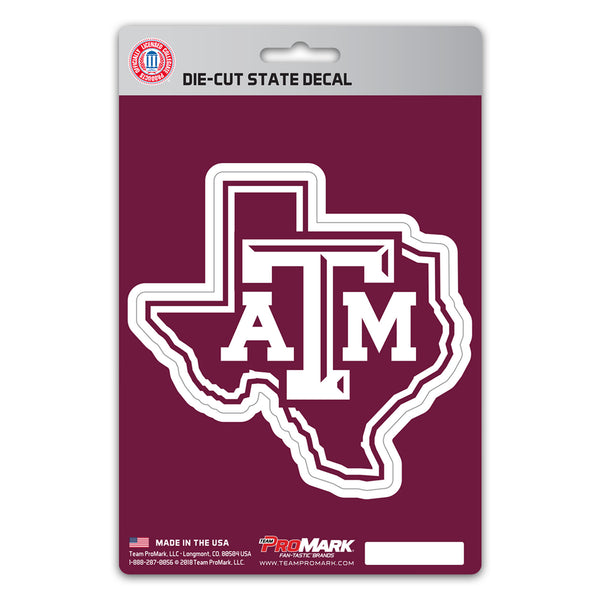 Texas A&M University State Shape Decal