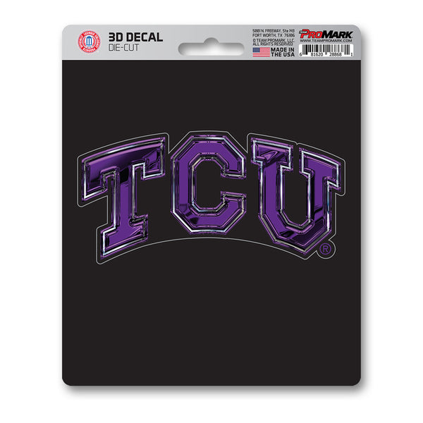 Texas Christian University 3D Decal