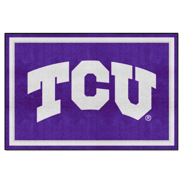 Texas Christian University 5x8 Rug