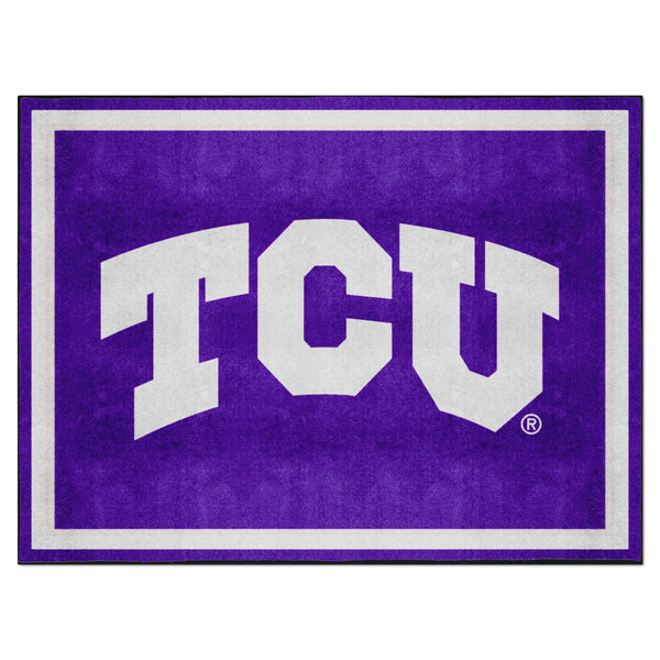 Texas Christian University 8x10 Rug
