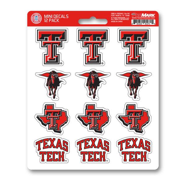 Texas Tech University Mini Decal 12-pk