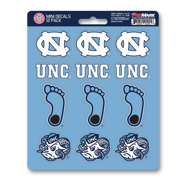 UNC Chapel Hill Mini Decal 12-pk