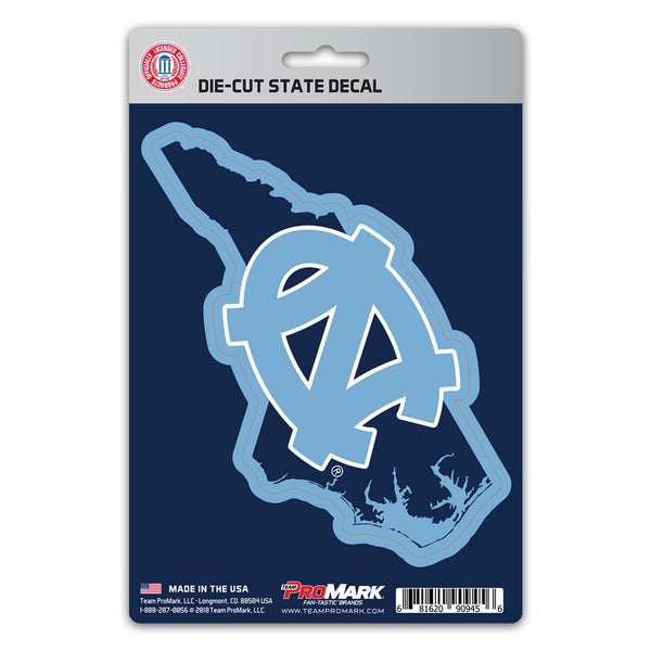 UNC Chapel Hill State Shape Decal