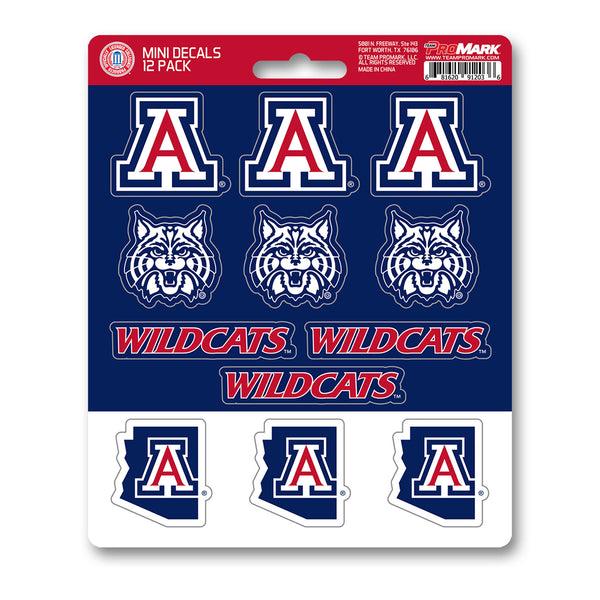 University of Arizona Mini Decal 12-pk