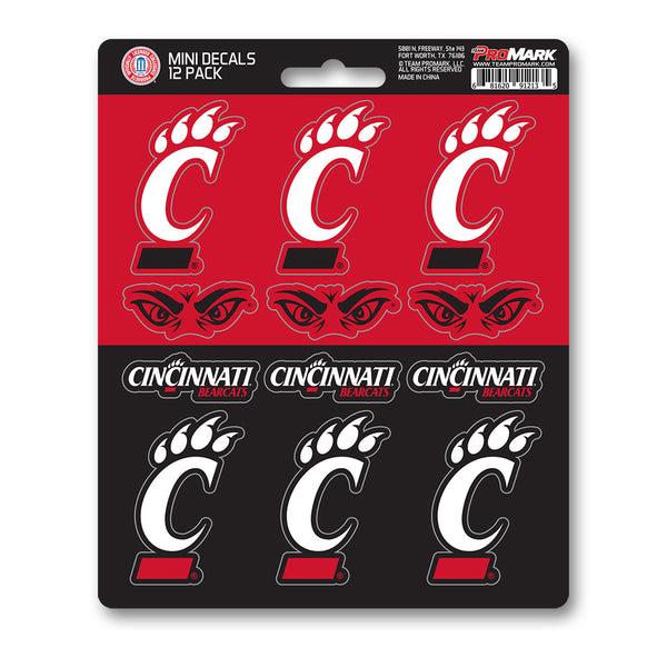 University Of Cincinnati Mini Decal 12-pk