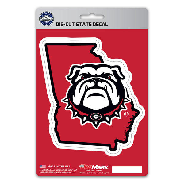 University of Georgia State Shape Decal