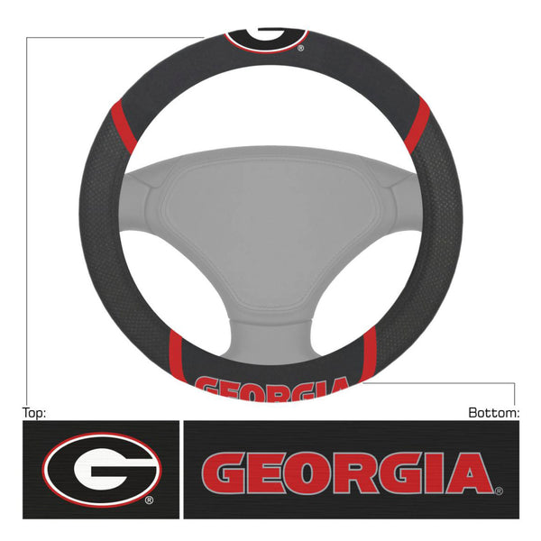 University of Georgia Steering Wheel Cover