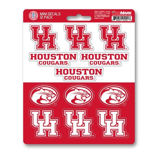 University Of Houston Mini Decal 12-pk